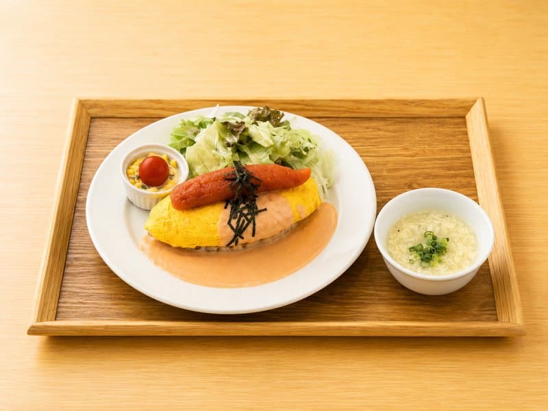ダブル明太クリームオムライス