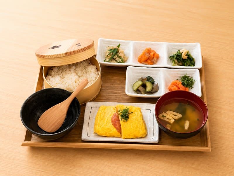 明太だし巻きと選べる5種おばんざいセット
